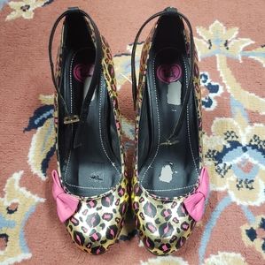 T.U.K leopard pumps